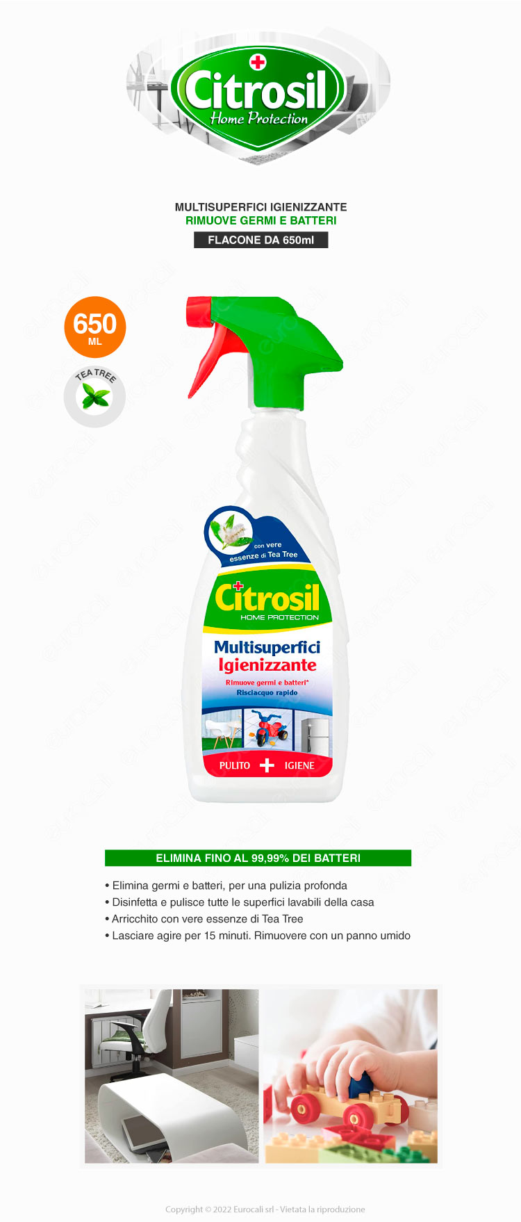 citrosil detergente spray