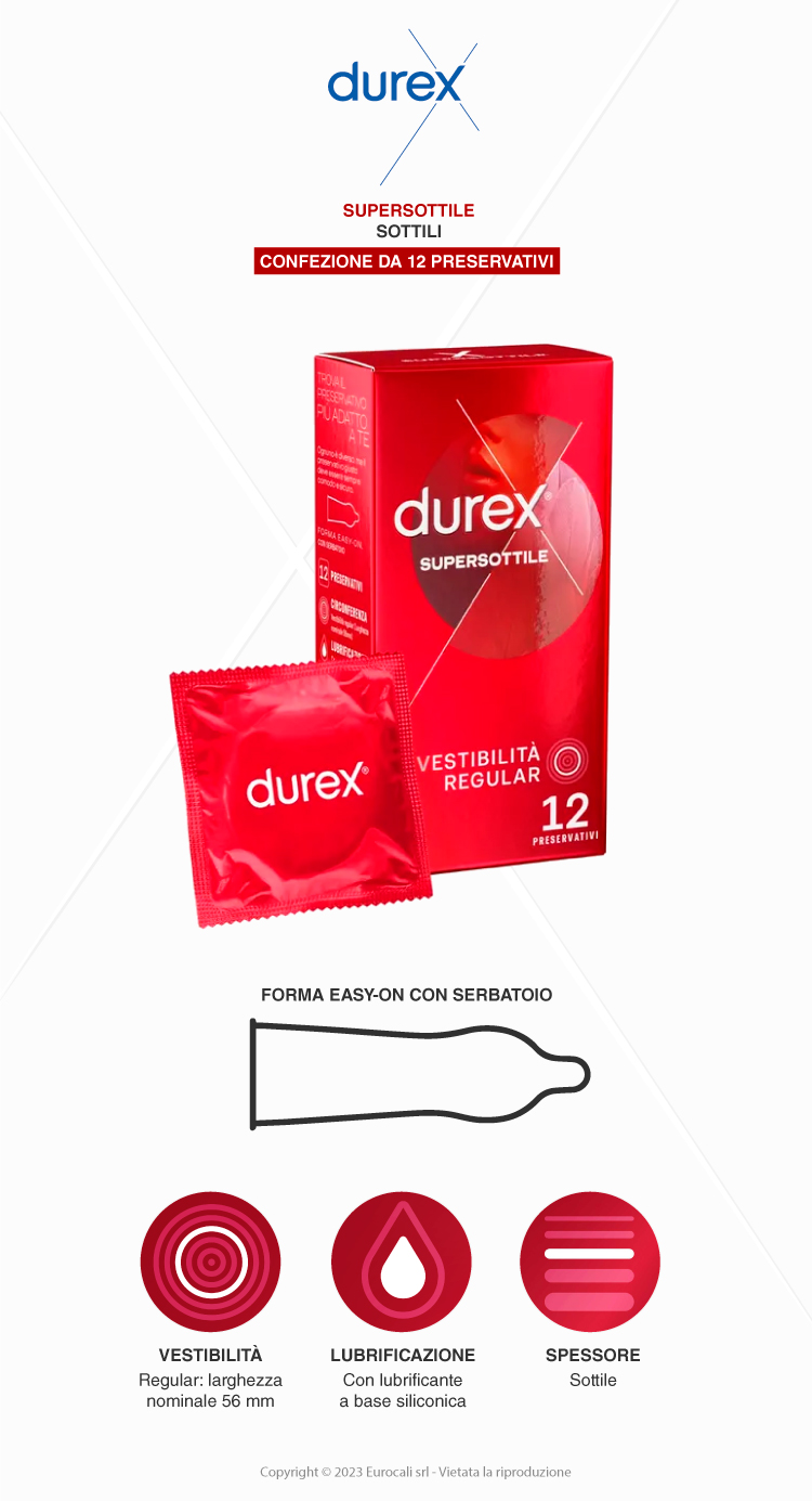 Durex Preservativi Contatto Comfort