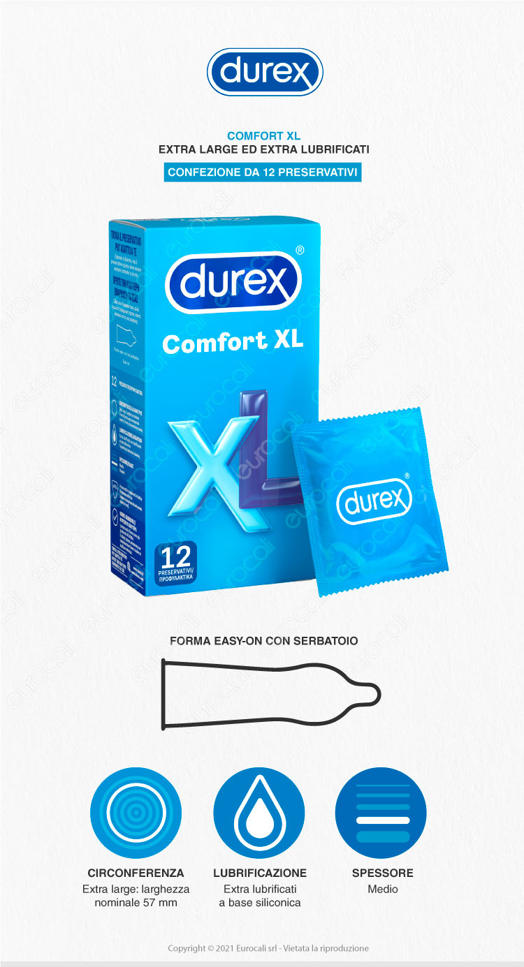 Durex Preservativi Comfort XL