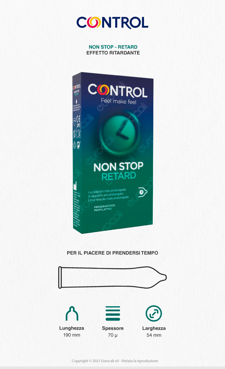 preservativi control non stop retard