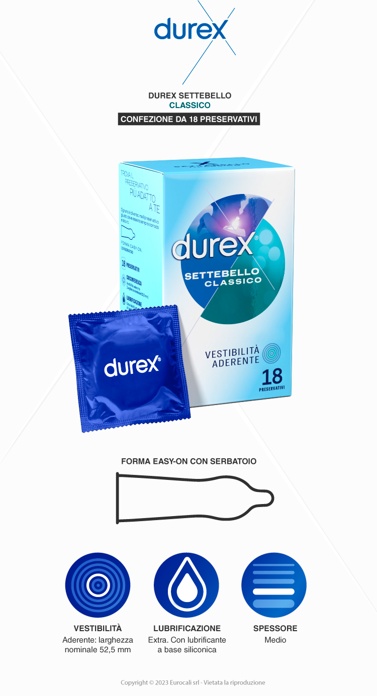 preservativi durex settebello