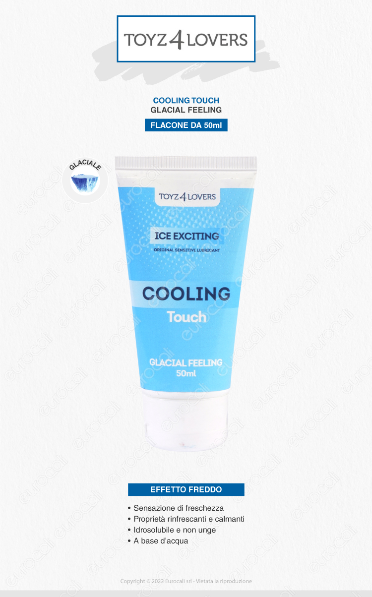 toyz4lovers cooling touch lubrificante intimo effetto freddo 50ml
