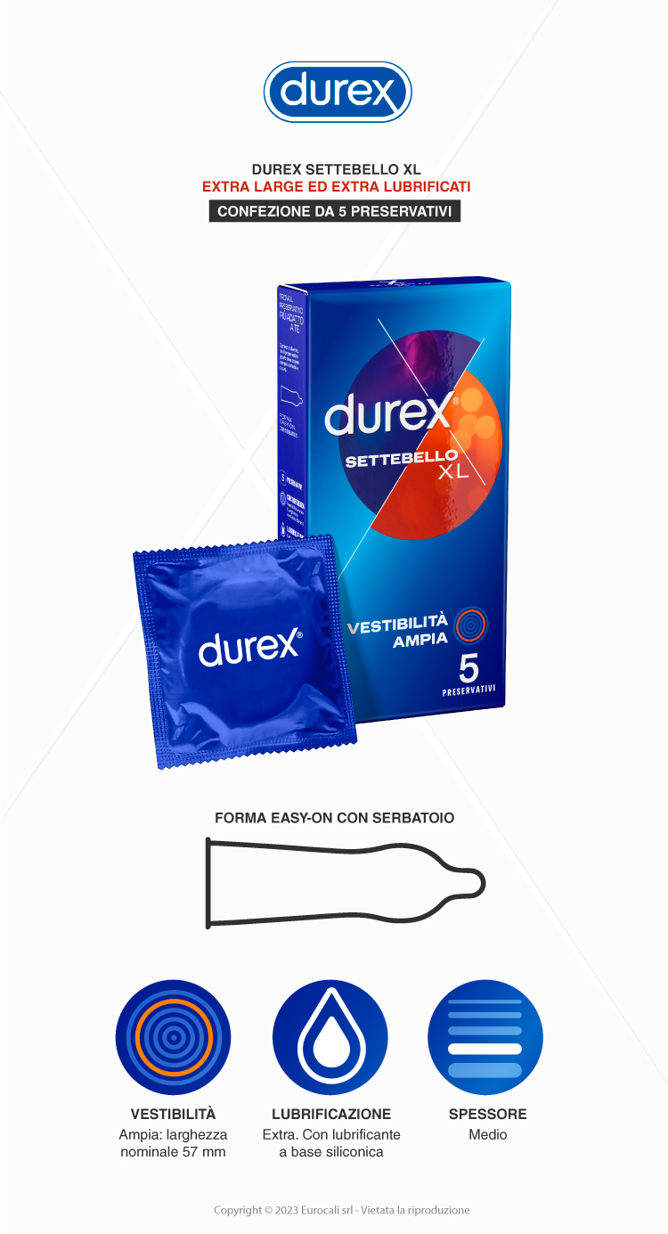durex preservativi xl condom