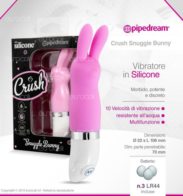 Pipedream crush snuggle bunny