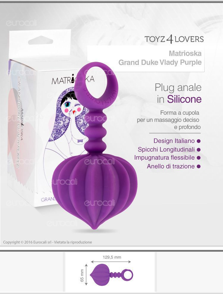 Toyz 4 lovers silicone plug anale