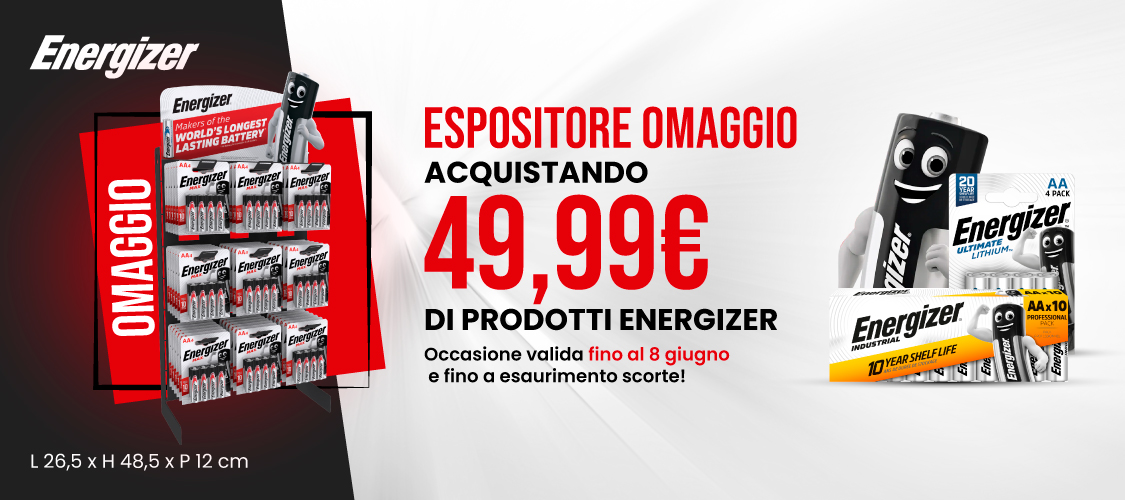 Espositore Omaggio Energizer